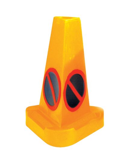 No Waiting Weighted Traffic Cone Yellow alternative image 1
