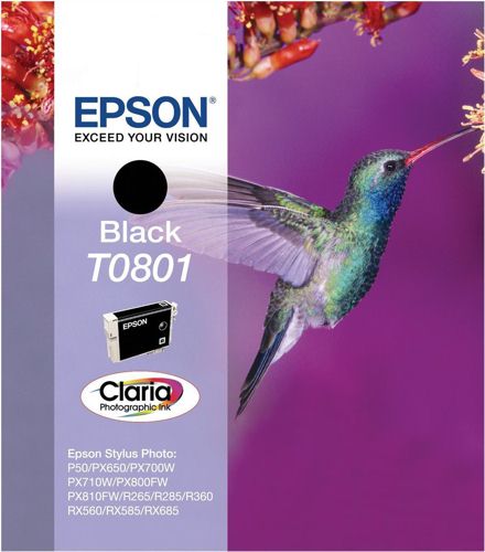 Epson T080140 Black Cartridge alternative image 1