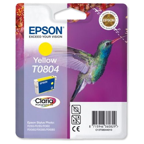 Epson T080440 Yellow Cartridge alternative image 1