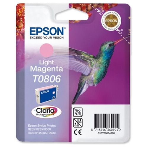 Epson T080640 Light Magenta Cartridge alternative image 1