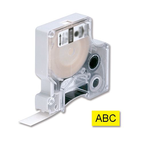 Dymo D1 Labels 19mm Black on Yellow alternative image 1