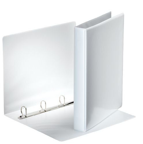 Esselte Presentation 4 D-Ring Binder 25mm A4 White alternative image 1