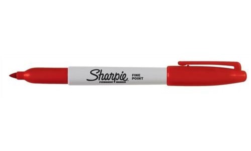 PaperMate Sharpie Fine Marker Red [Pack of 12] alternative image 1