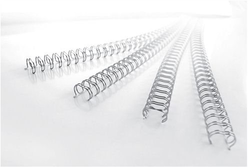 GBC 8mm 34 Ring Wires Black [Pack of 100] alternative image 1