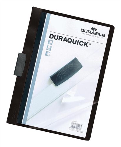 Duraquick File A4 Black [Pack of 20] alternative image 1