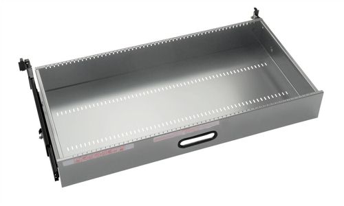 Bisley Rollout Drawer 4 Inch Light Grey alternative image 1