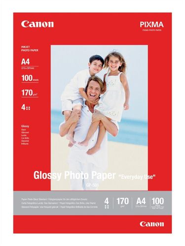 Canon GP501 A4 Glossy Photo Paper [Pack of 100] alternative image 1
