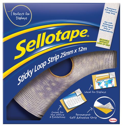 Sellotape Sticky Loop 25mmx12m alternative image 1