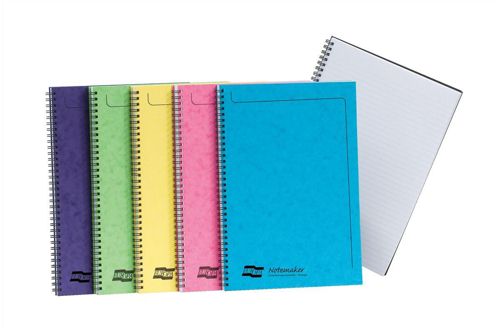 Europa Notemaker A4 Sidebound Assorted C [Pack of 10] alternative image 1