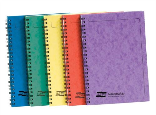 Europa Notemaker A5 Sidebound Assorted A [Pack of 10] alternative image 1