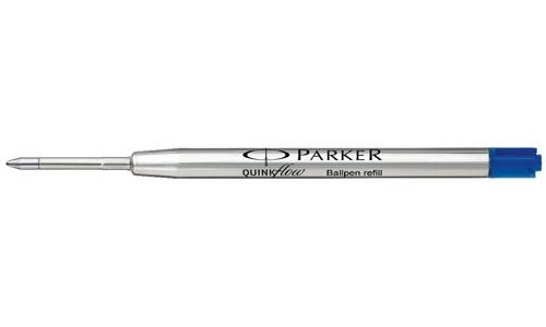 Parker Quinkflow Ball Pen Refill Medium Blue [Pack of 12] alternative image 1