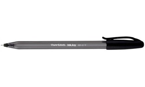 PaperMate Inkjoy 100 Stick Ball Pen Black [Pack of 50] alternative image 1