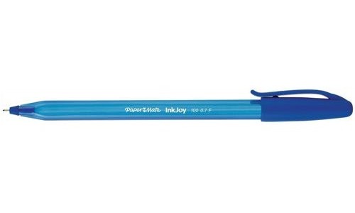 PaperMate Inkjoy 100 Stick Ball Pen Blue [Pack of 50] alternative image 1