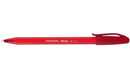 PaperMate Inkjoy 100 Stick Ball Pen Red [Pack of 50] alternative image 1