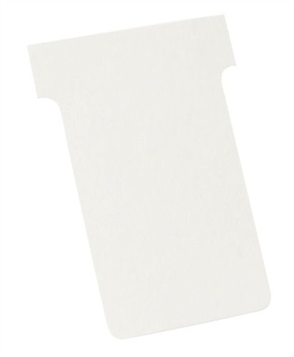 Nobo T-Card Size 2 White [Pack of 100] alternative image 1