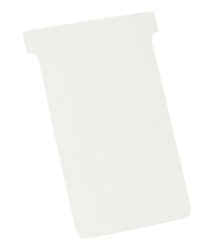 Nobo T-Card Size 3 White [Pack of 100] alternative image 1