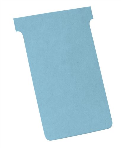 Nobo T-Card Size 3 Light Blue [Pack of 100] alternative image 1