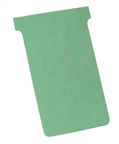 Nobo T-Card Size 3 Light Green [Pack of 100] alternative image 1