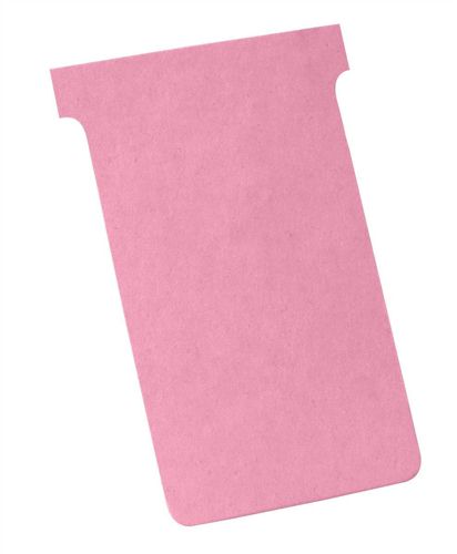 Nobo T-Card Size 3 Pink [Pack of 100] alternative image 1
