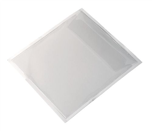 Durable CD/DVD Pocket Self Adhesive Transparent Top Opening with Flap [Pack of 100] alternative image 1