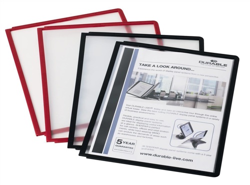 Sherpa Display Panel A4 Black [Pack of 10] alternative image 1