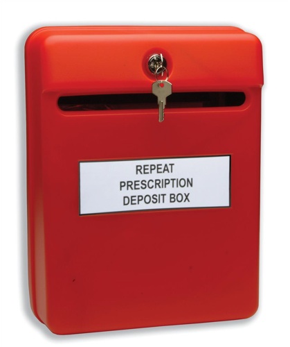 Helix Post Suggestion Box Red alternative image 1