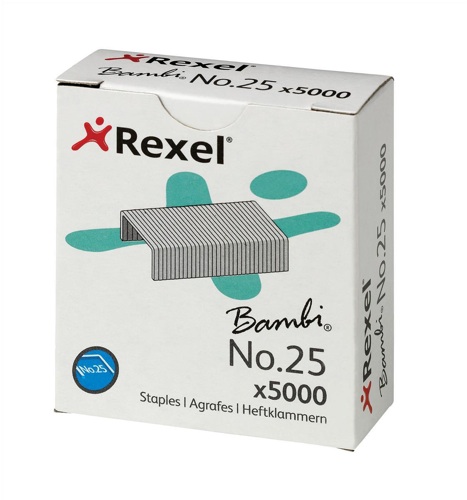 Rexel Staples No 25 Bambi [Pack of 5000] alternative image 1