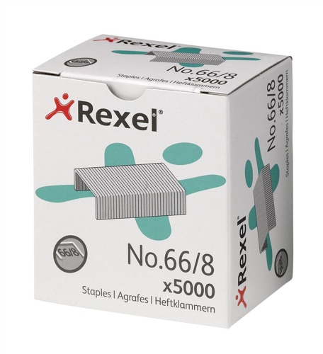 Rexel Staples No 66/8 8mm [Pack of 5000] alternative image 1