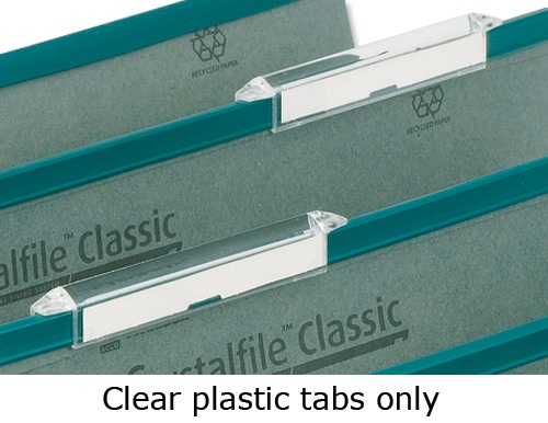 Twinlock Topfile Toptabs Clear [Pack of 50] alternative image 1