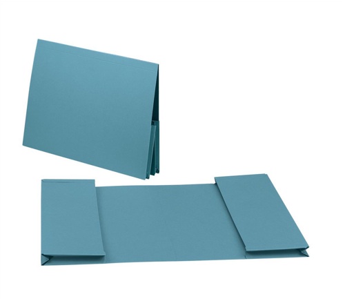 Guildhall Double Pocket Wallet Blue [Pack of 25] alternative image 1