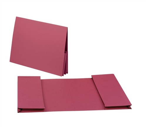 Guildhall Double Pocket Wallet Red [Pack of 25] alternative image 1