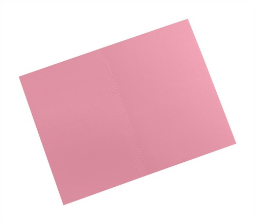 Guildhall Square Cut Folder 315g Pink [Pack of 100] alternative image 1