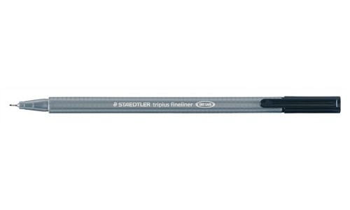 Staedtler Triplus Fineliner Black [Pack of 10] alternative image 1