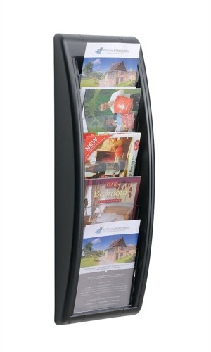 FastPaper Quick Fit Wall Display 5 x A5 Black alternative image 1