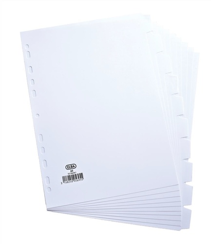 Elba White Card Divider 10 Part alternative image 1