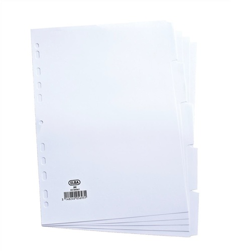 Elba White Card Divider 5 Part alternative image 1
