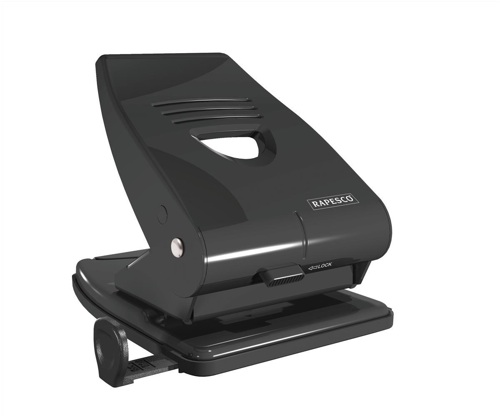 Rapesco 835 Heavy Duty 2 Hole Perforator Black alternative image 1