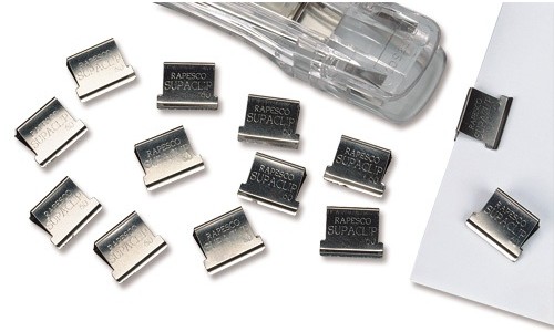 Rapesco Supaclip 60 Clips Stainless Steel Refills [Pack of 100] alternative image 1