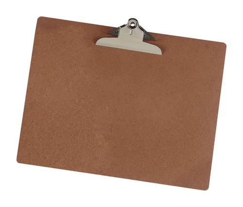 Rapesco Hardboard Clipboard A3 Brown