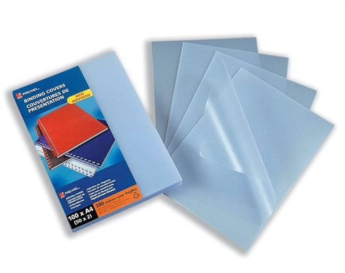 GBC PolyCovers ClearView Binding Covers Polypropylene 200 micron A4 Frosted [Pack of 100]