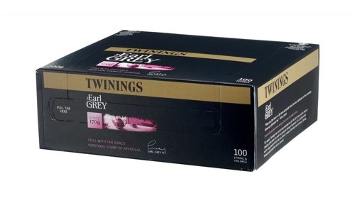 Twinings Earl Grey String and Tag Tea Bags [Pack of 100] alternative image 1