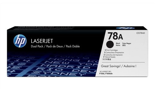 HP CE278AD Toner Cartridge Twin Pack alternative image 1