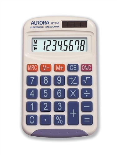 Aurora Pocket Calculator HC133 alternative image 1