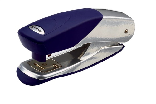 Rexel Matador Half Strip Stapler in Silver and Blue alternative image 1