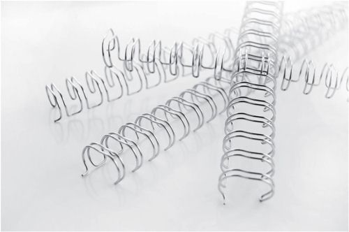 GBC 9.5mm 34 Ring Wires Silver [Pack of 100] alternative image 1