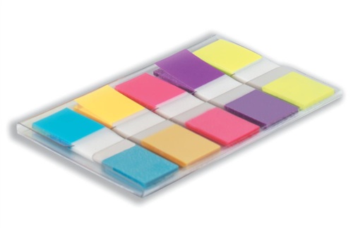 Post-It Index Small Portable Index Dispenser Assorted alternative image 1