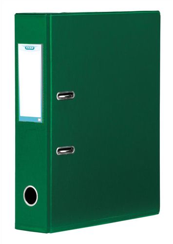 Elba Lever Arch File Plastic A4 70mm Green alternative image 1