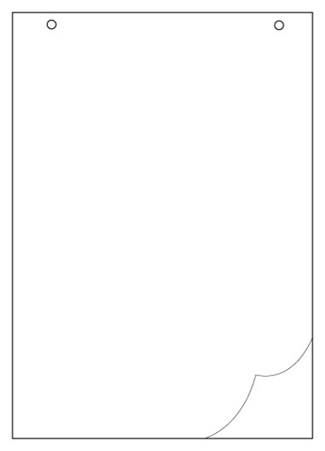 Bi-Office Flipchart Pad Plain 40 Sheets A1 White [Pack of 5] alternative image 1