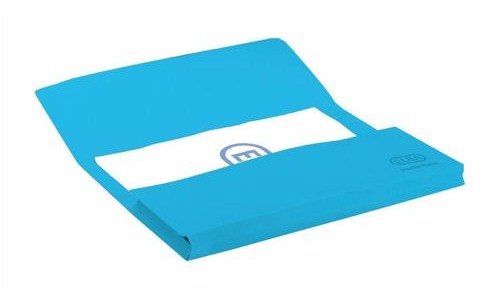 Elba Bright Document Wallet Foolscap Blue [Pack of 25] alternative image 1