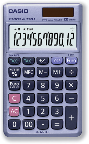 Casio Pocket Calculator SL-320TER alternative image 1